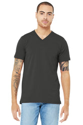 BELLA+CANVAS® Unisex Jersey Short Sleeve V-Neck Tee - Asphalt - XS